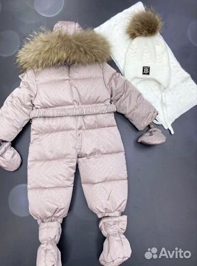 Зимний комбинезон для девочки 74
