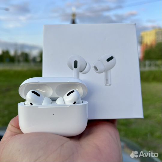 Наушники AirPods Pro «оригинал» + доставка + чехол