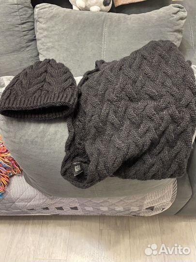 Шапка и снуд женский