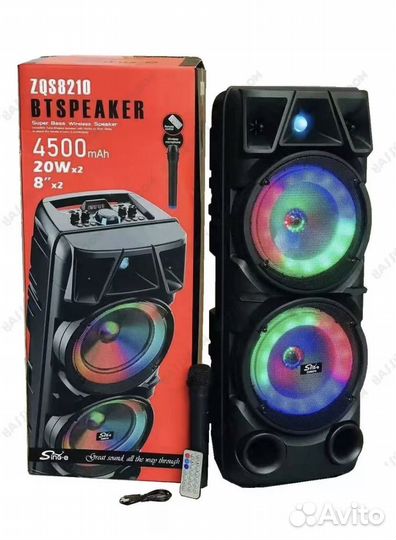 Новая колонка с коробкой