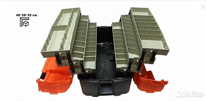 Ящик рыболова aquatech 6-полочный