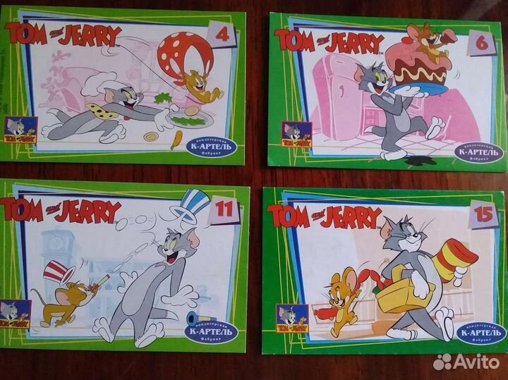 Карточки том и джерри