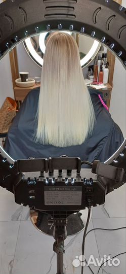 Наращивание волос-загущение