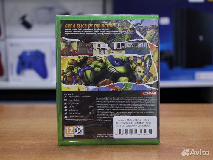 Tmnt Cowabunga Collection Xbox англ версия бу