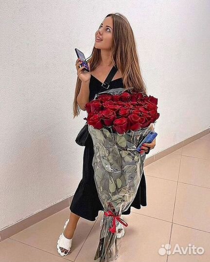 Высокие розы Гигантские розы Доставка цветов