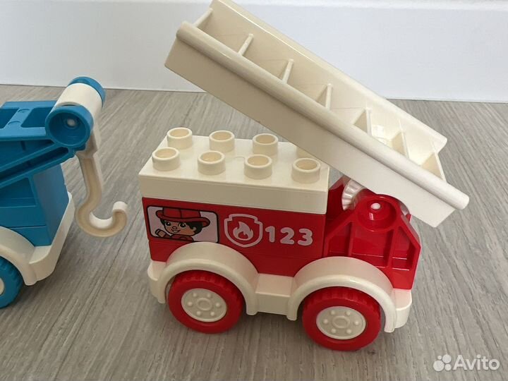 Lego Duplo 10917 10918 пожарная машина и эвакуатор