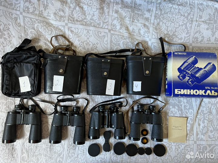 Бинокль СССР Бпц 10х50 и Бпц 5 10х50
