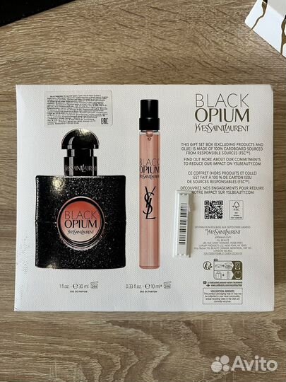 Духи женские ysl black opium