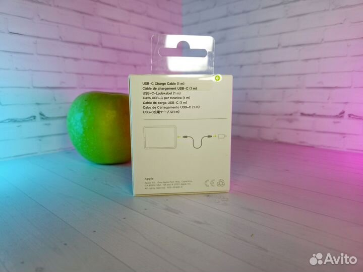 Кабель iPhone USB-C на USB-C (Type-C на Type-C)