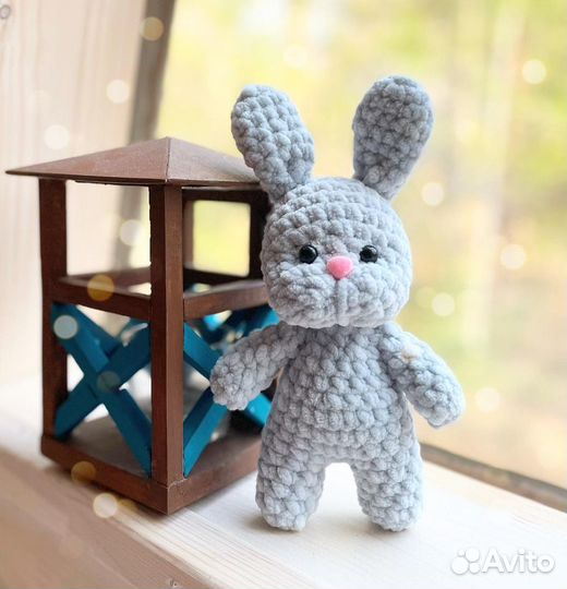 Вязаный зайчик