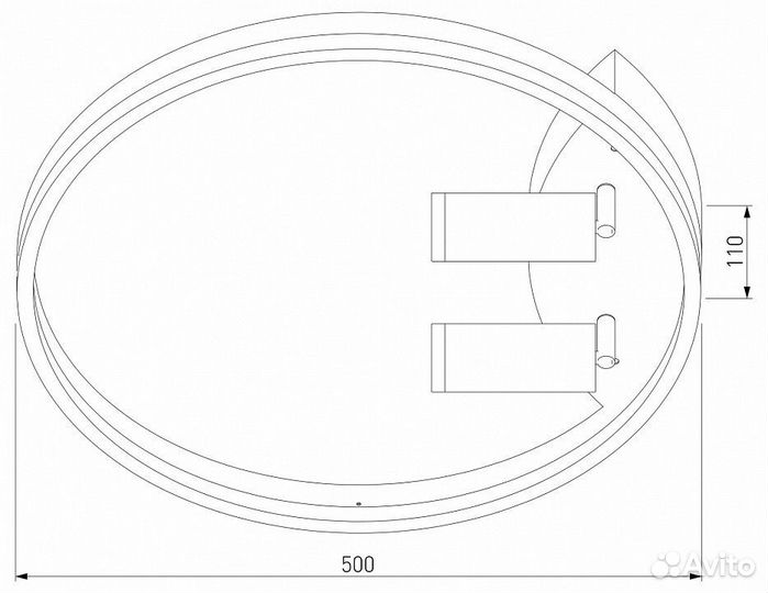 Светильник Eurosvet Luminari 90247/3 белый/хром SMART