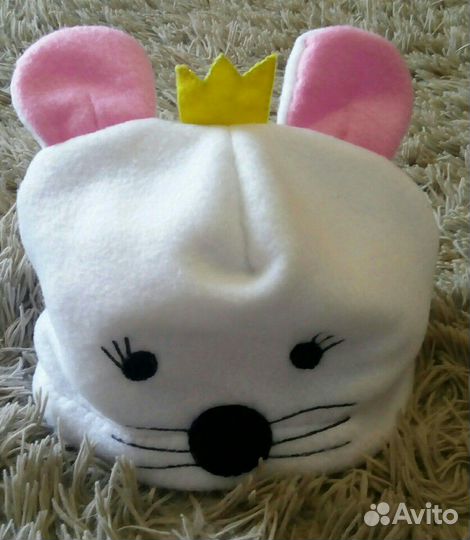 Новогодние карнавальные шапки зайчики, зверята