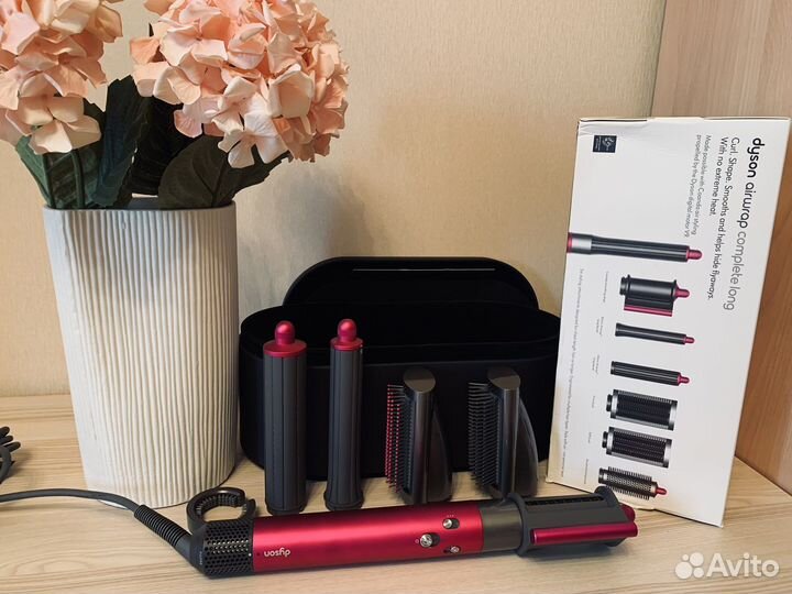 Фен-стайлер Dyson long HS05 Fuchsia/Nickel