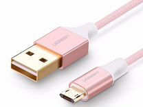 Кабель micro USB-USB 2.0, в оплетке нейлоновой 1,0