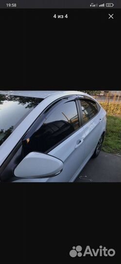 Дефлекторы на Hyundai Solaris