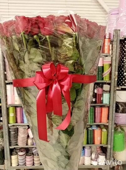 Высокие розы Букеты с доставкой