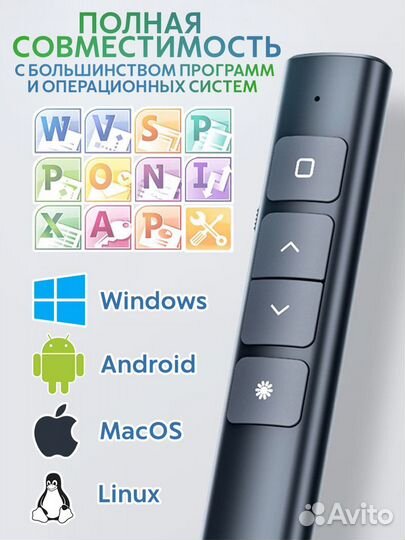 Презентер, кликер лазерный в наличии. Новый
