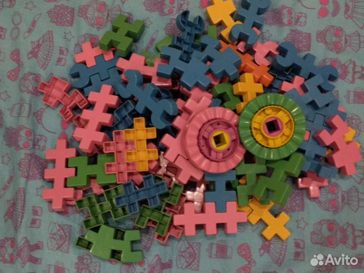 Детский конструктор пластиковый 91 деталь