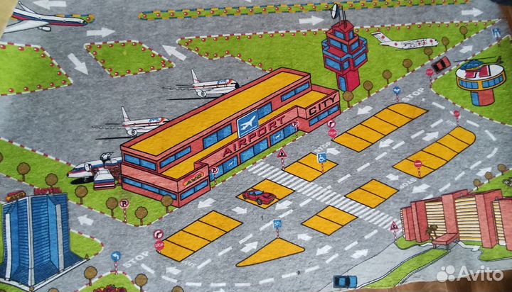 Машинки- модельки и игровой коврик