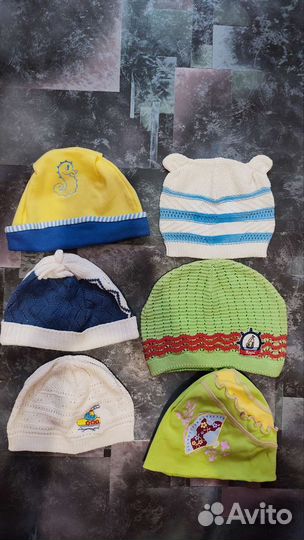 Шапки для девочки и мальчика, зимние,деми, лето