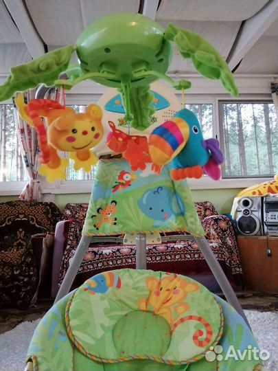 Детские качели Fisher price 