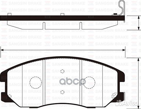 Колодки тормозные дисковые Chevrolet Captiva, D
