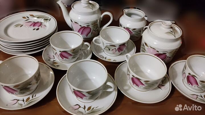 Чайный сервиз СССР фарфор Пролетарий