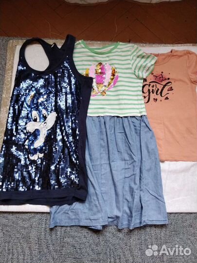 Вещи пакетом на девочку. Р. 146-152