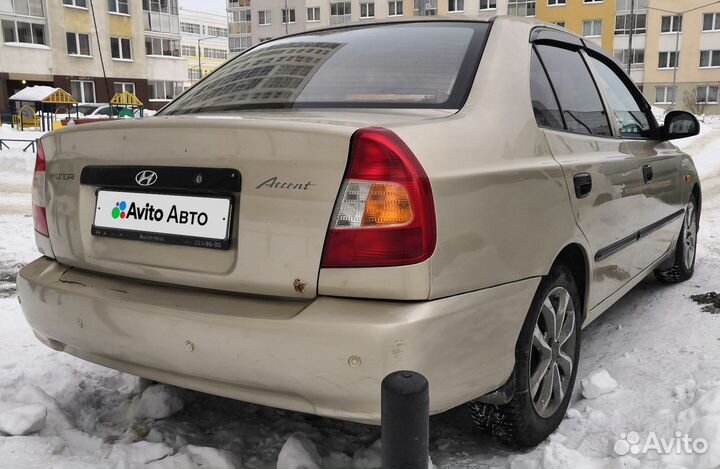 Hyundai Accent 1.5 AT, 2005, 224 991 км