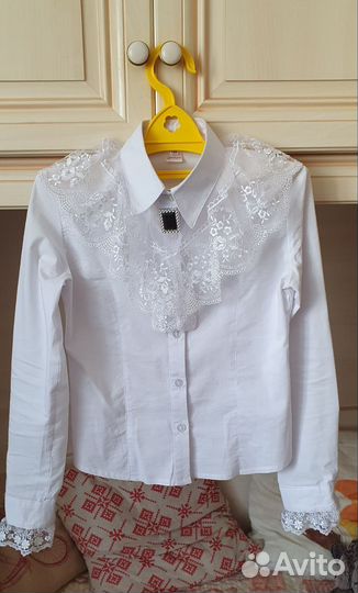 Блузка школьная 134 размер