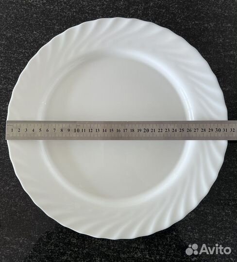 Luminarc большое 32 см блюдо. Производство Франция