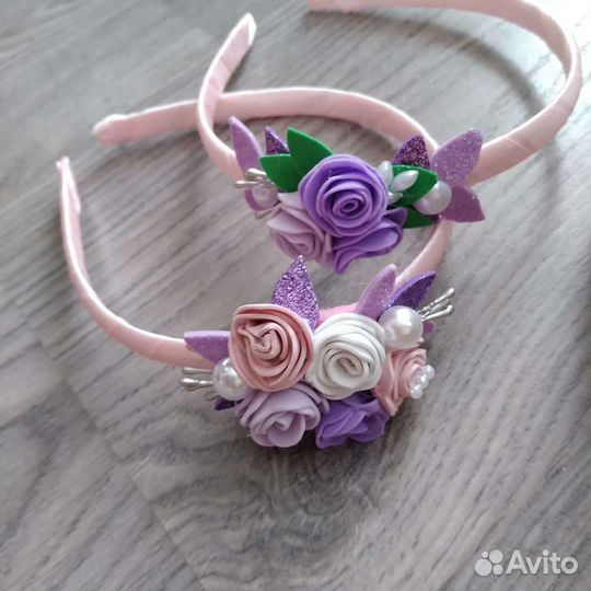 Украшения для волос ручной работы в стиле канзаши