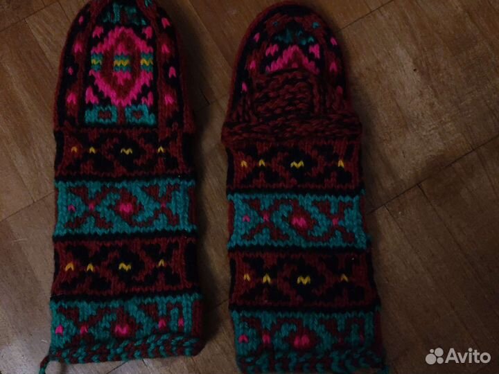 Вязанные носки