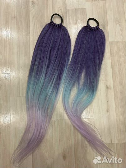 Хвост из канекалона на резинке