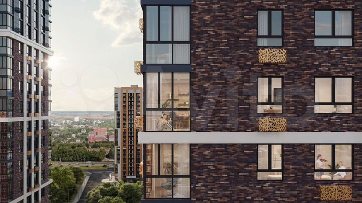 2-к. квартира, 69,1 м², 18/25 эт.