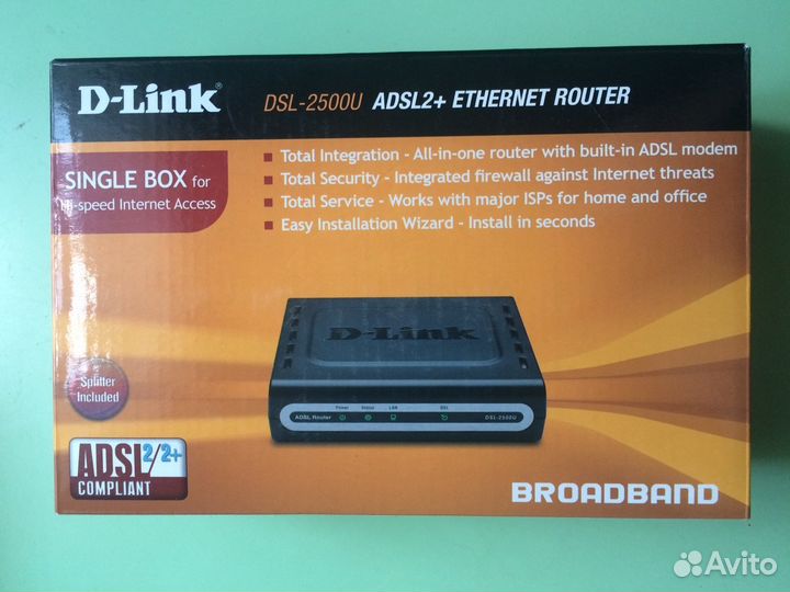 Роутер D-Link DSL-2500U