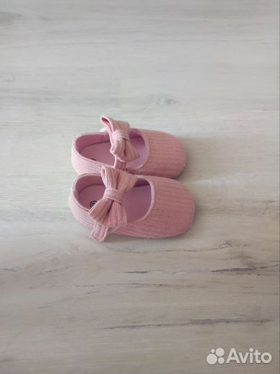 Пинетки праздничные для девочки