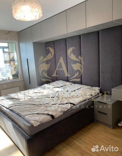 Кровать с мягким изголовьем от производителя