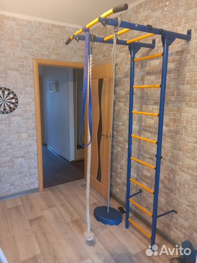 Шведская стенка турник кольца канат маятник
