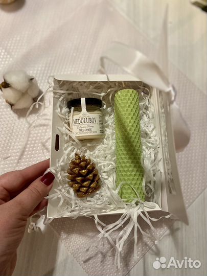 Свечи ручной работы подарочный набор