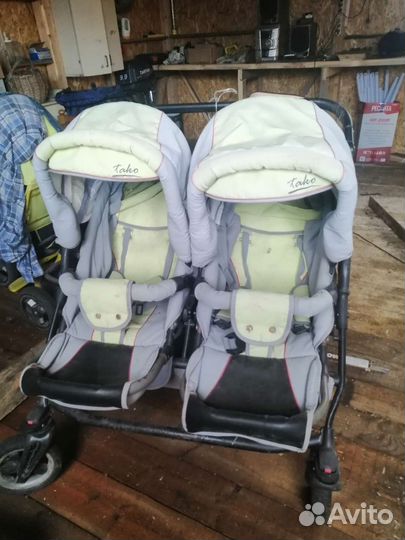 Коляска для двойни