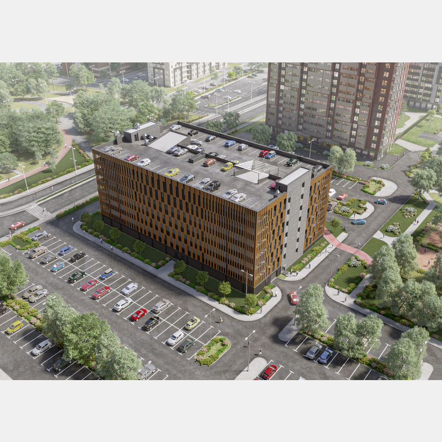 1-к. квартира, 42,1 м², 8/24 эт.