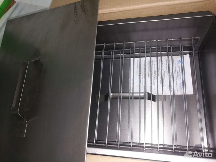 Коптильня горячего копчения новая