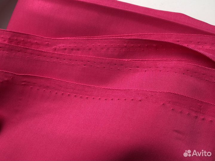 Розовый отрез ткани трикотин СССР