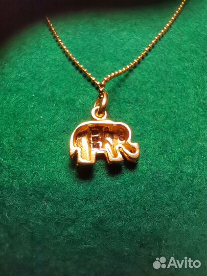 Подвеска, цепочка, золотые