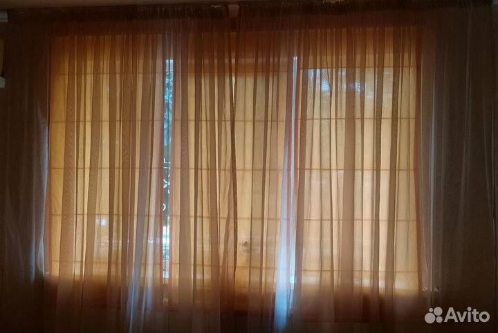 Римские шторы с механизмом 3шт. Рулонные шторы 2шт