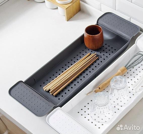 Новая Столик для ванны серый пластик подставка