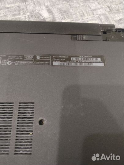 Ноутбук hp на запчасти