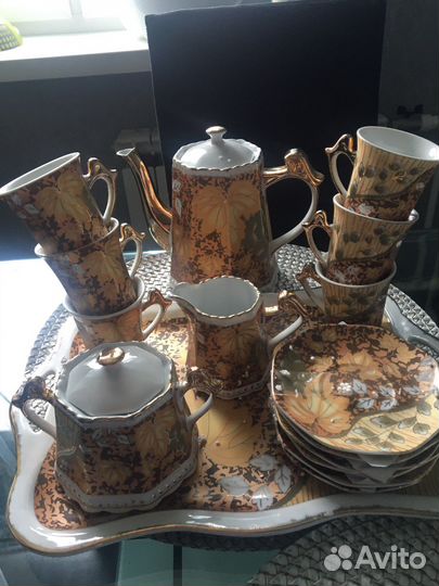 Сервиз кофейный с подносом