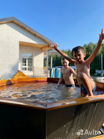 Купель уличная/Банный чан из лиственницы